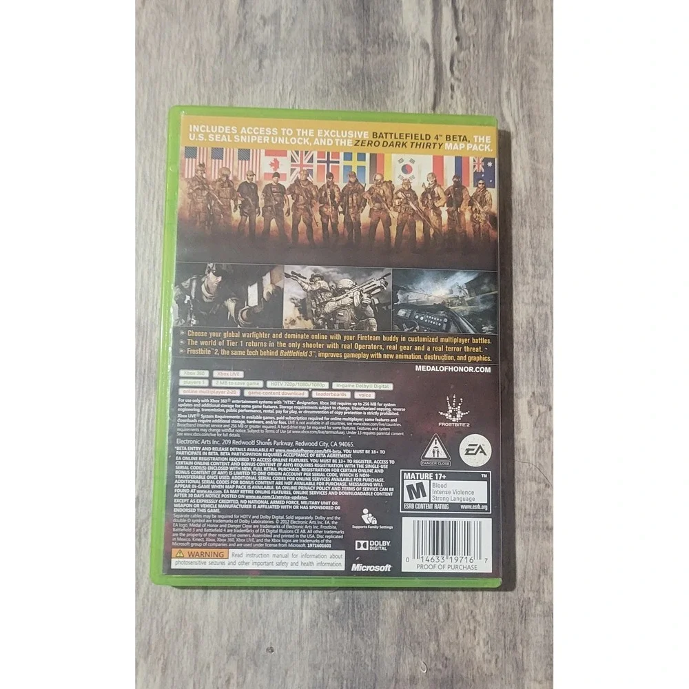 Medal of Honor Warfighter Limited‎ Edition - Xbox 360 - Complete CIB Tested